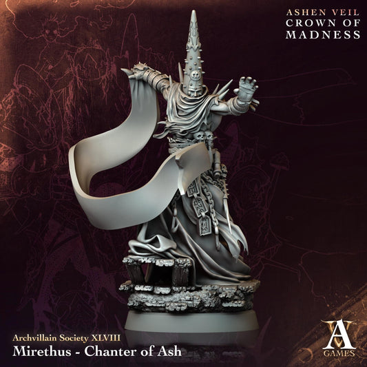 Mirethus - Chanter of Ash Resin Miniature Figure product image