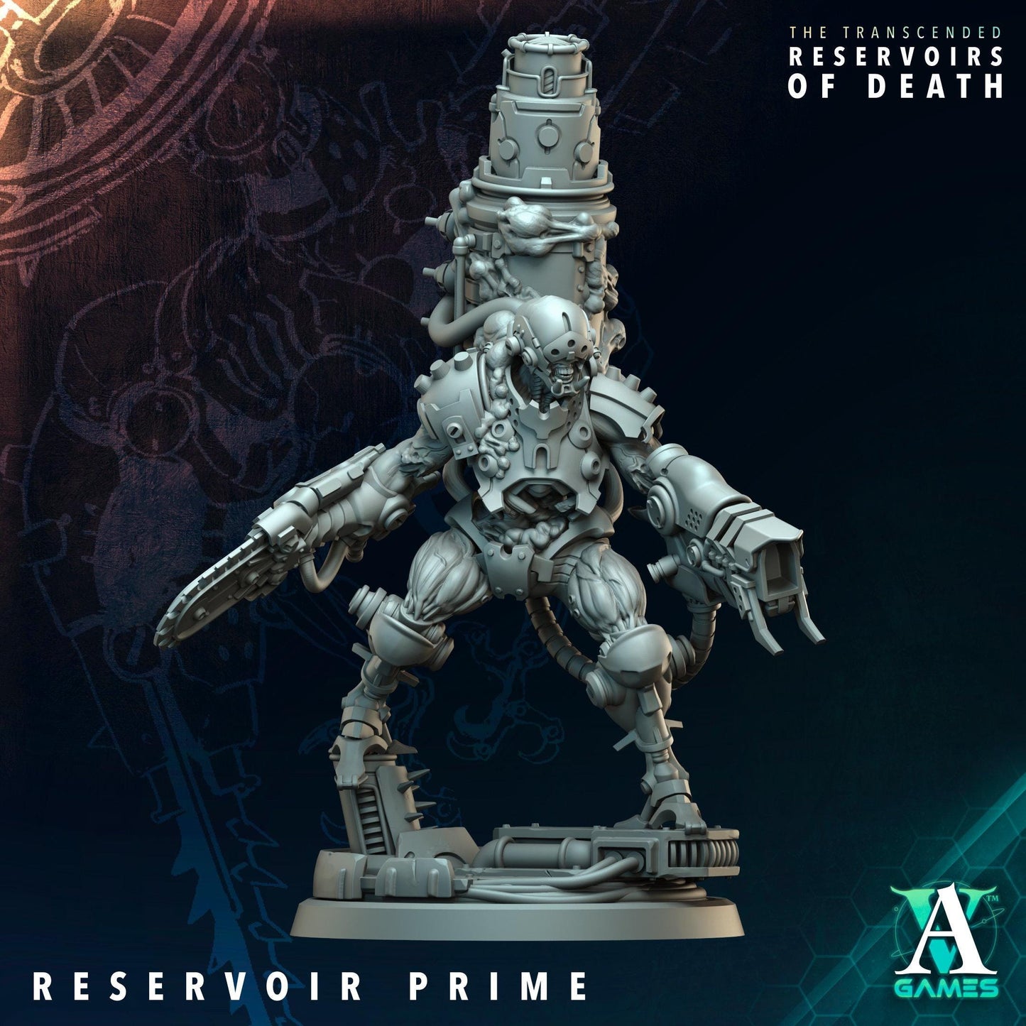 3D Printed Reservoir Prime by Archvillain Games