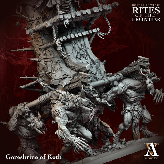 Goreshrine of Koth Resin Miniature Figure alternate view 2