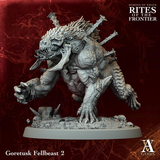 Goretusk Fellbeasts Resin Miniatures Set alternate view 2