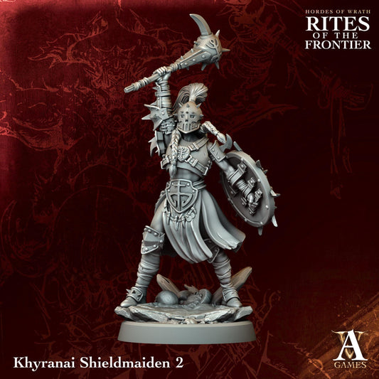 Khyranai Shieldmaidens Resin Upgrade Parts alternate view 2