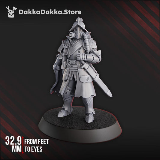 Trench Comandante Resin Miniature Figure product image