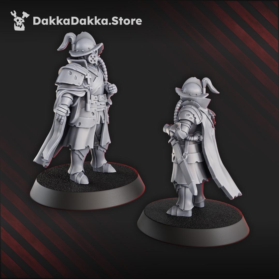 3D Printed Trench Comandante by DakkaDakka Miniatures