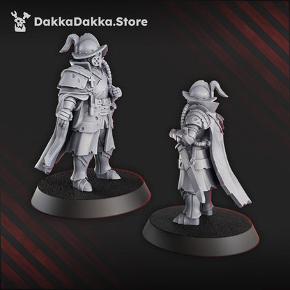 3D Printed Trench Comandante by DakkaDakka Miniatures
