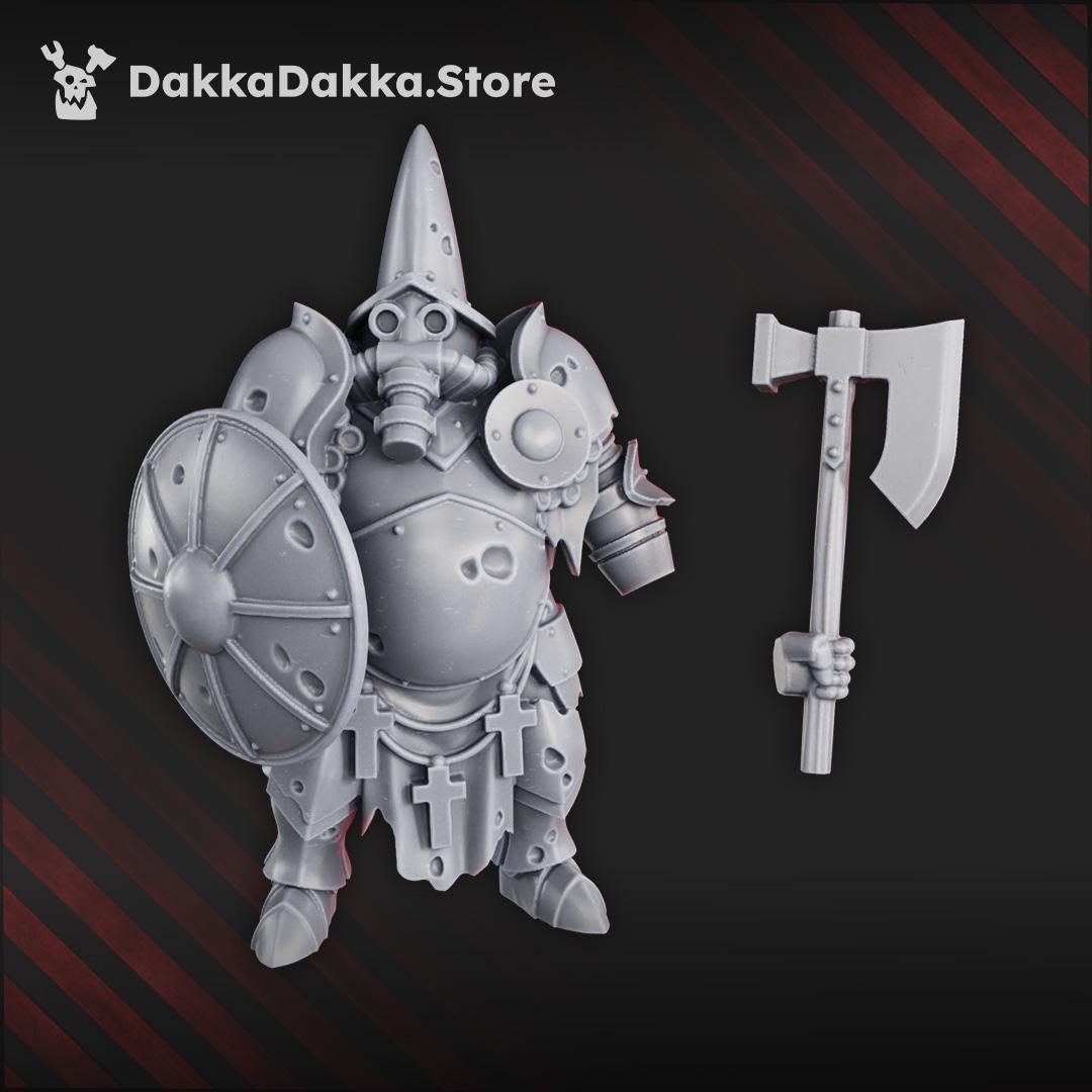 3D Printed Trench Heavy by DakkaDakka Miniatures