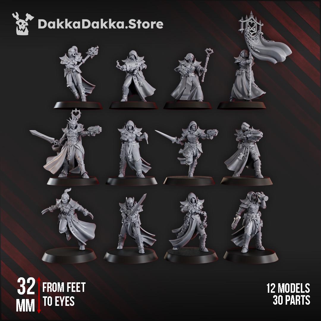 3D Printed Trench Liquidation Team x12 by DakkaDakka Miniatures