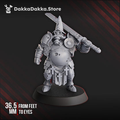 3D Printed Trench Inquisitorial by DakkaDakka Miniatures