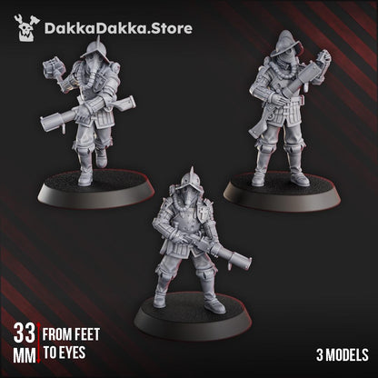 3D Printed Trench Bombers by DakkaDakka Miniatures