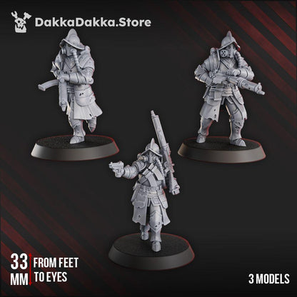 3D Printed Trench Heavy Support x3 by DakkaDakka Miniatures
