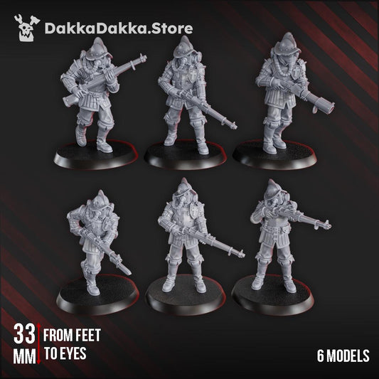 Trench Elite Conquistadors x6 Resin Miniatures Set product image