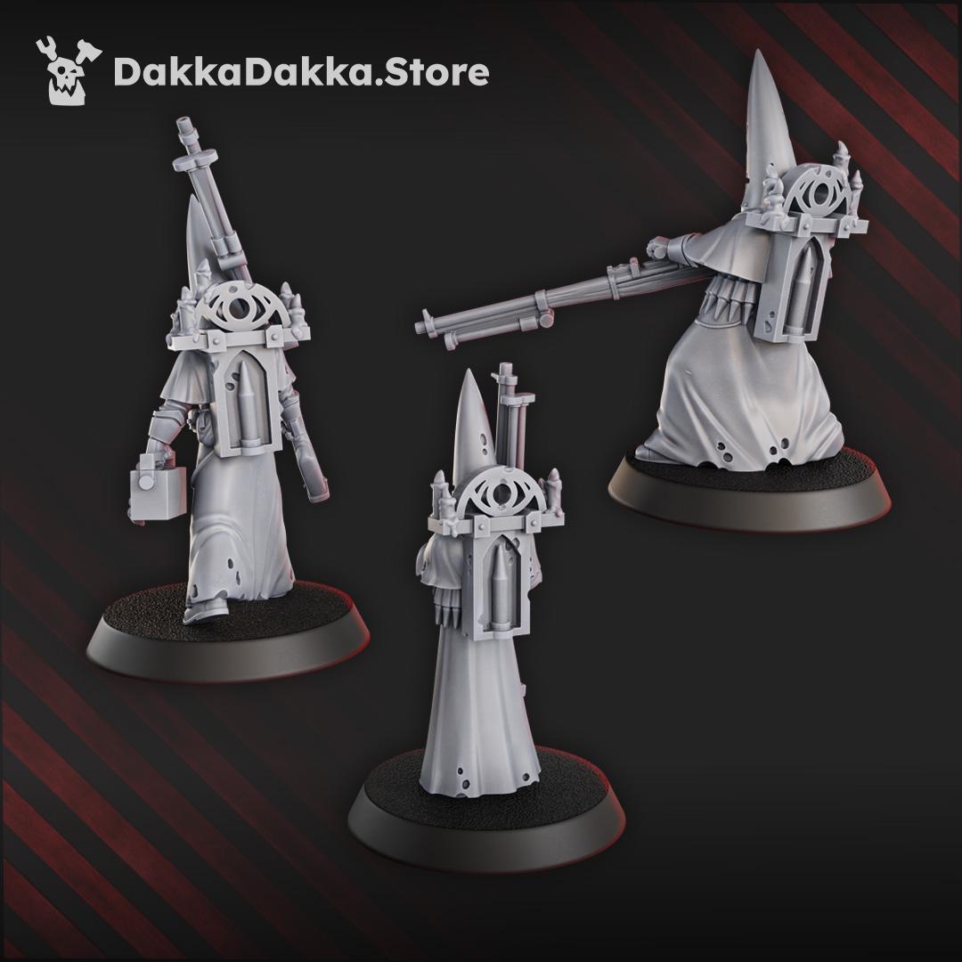 3D Printed Trench Novitiates  x3 by DakkaDakka Miniatures