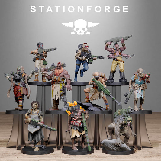 Corrupted Abhumans Resin Miniature Figure product image