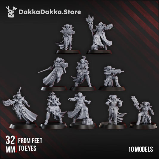 Maidens of Vengeance x10 Resin Miniatures Set product image