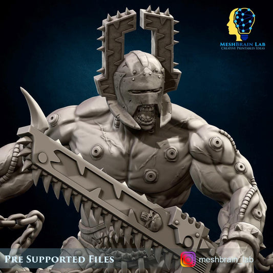 Doom Marine Berserker Champion Resin Miniature Figure product image