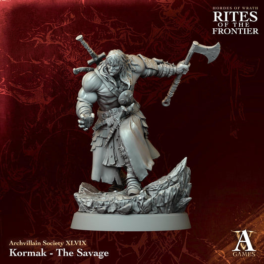 Kormak the Savage Resin Miniature Figure product image