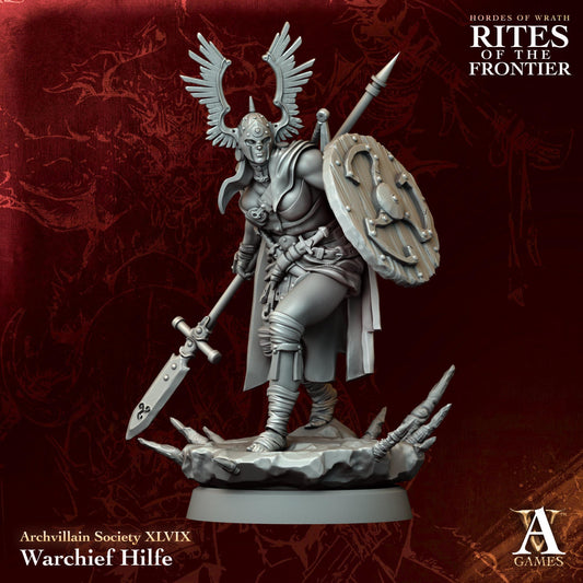 Warchief Hilfe Resin Miniature Figure product image