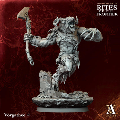 3D Printed Vorgathees by Archvillain Games