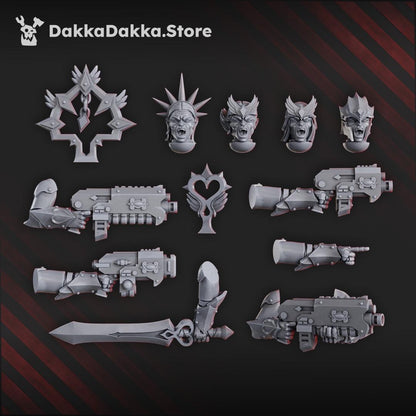3D Printed Trench Liquidation Team x12 by DakkaDakka Miniatures