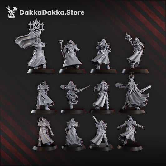 Trench Liquidation Team x12 Resin Miniatures Set alternate view 2