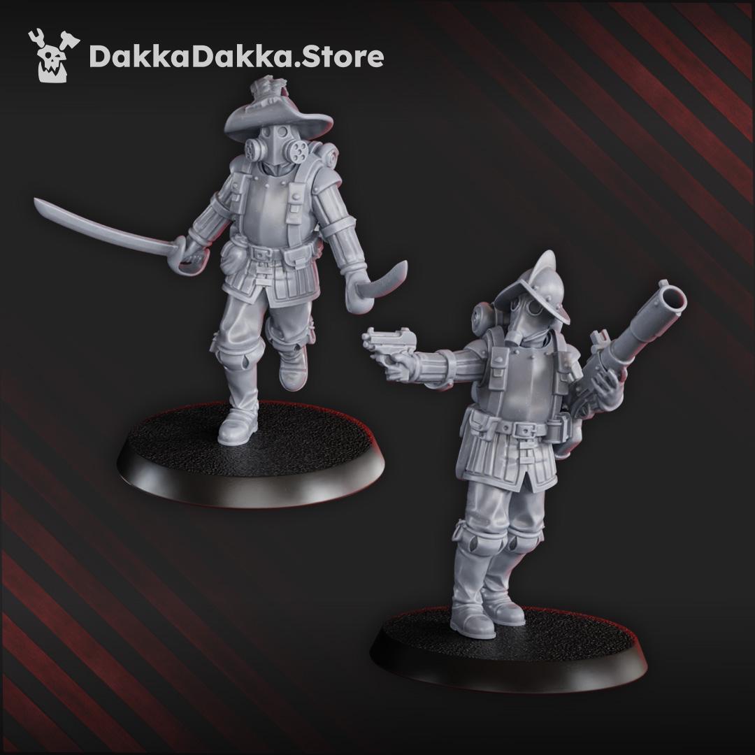3D Printed Trench Conquistadors x10 by DakkaDakka Miniatures