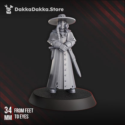 3D Printed Trench Priest by DakkaDakka Miniatures