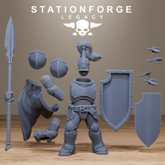 Solaris Spearmen x10 Resin Upgrade Parts alternate view 2