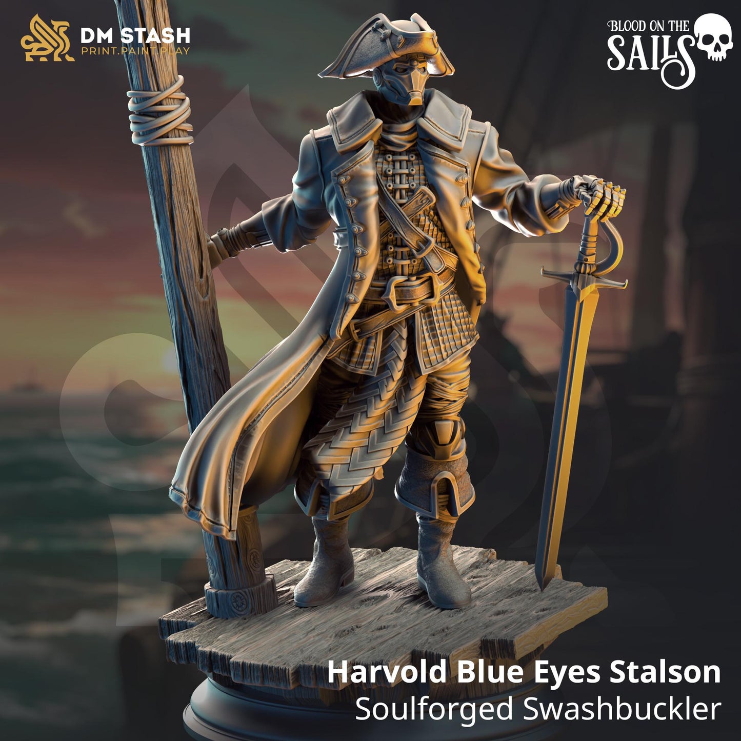 3D Printed Soulforged Swashbuckler by DM Stash
