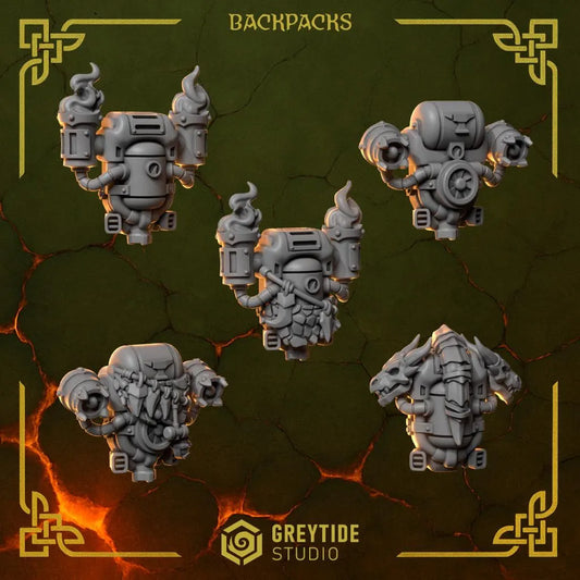 Anvil Wardens Backpacks x10 Resin Upgrade Parts product image