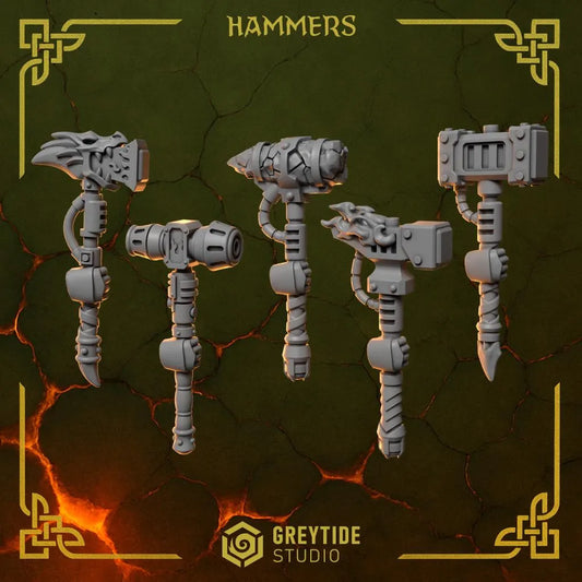 Anvil Wardens Hammers x10 Resin Upgrade Parts product image