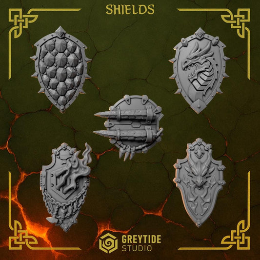 Anvil Wardens Shields Resin Upgrade Parts - Greytide Studio - Set 2 product image
