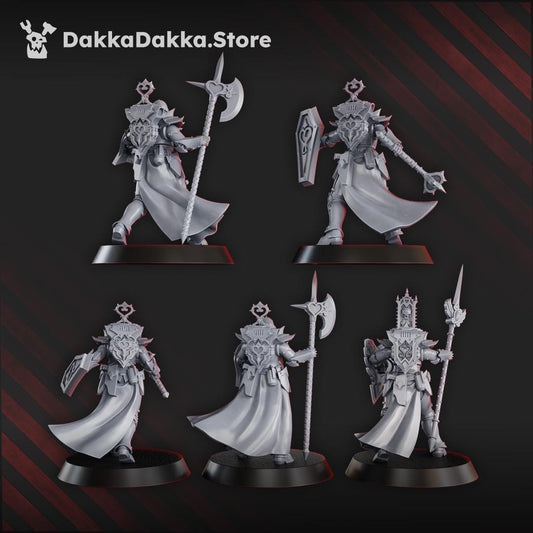 Maidens of Praesidium x5 Resin Miniatures Set alternate view 2