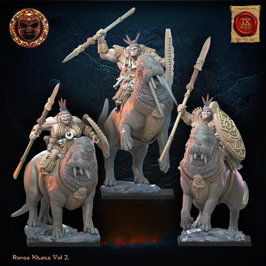 Rora Khan Tusk Riders Resin Boss Miniature product image