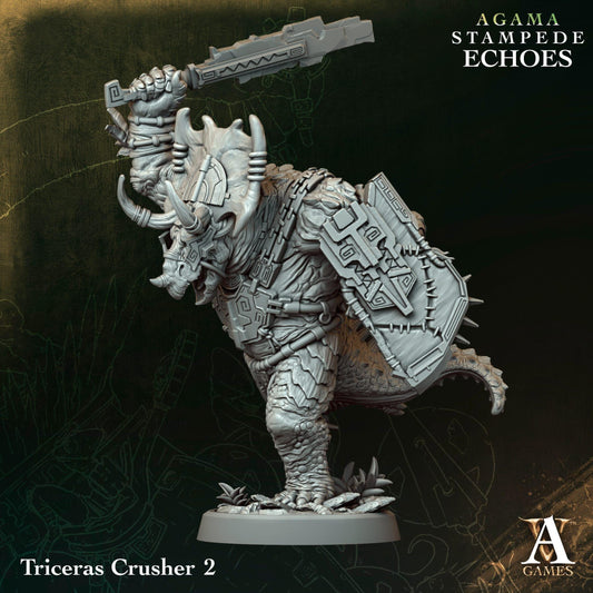 Triceras Crusher Resin Miniatures Set alternate view 2