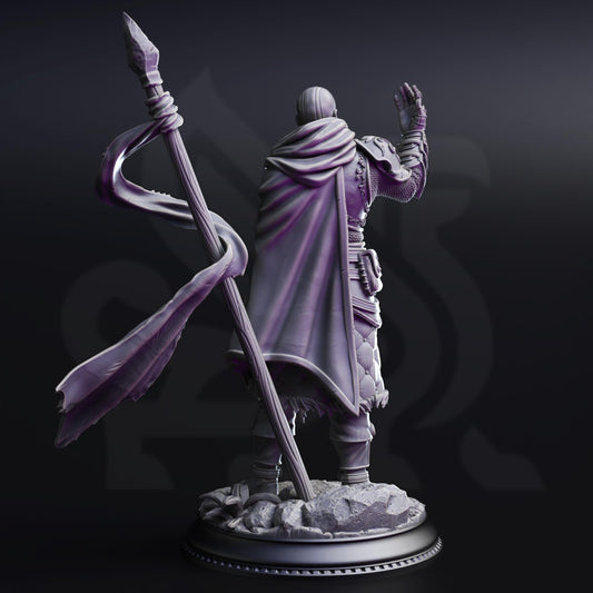 Psionic Knight Resin Miniature Figure alternate view 2
