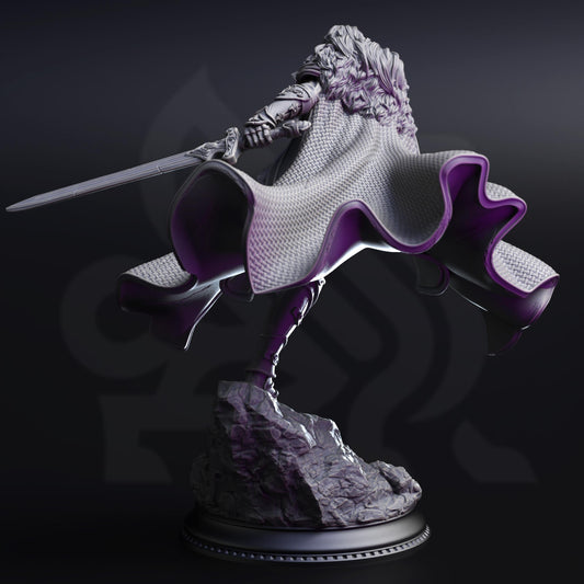 Female Human Fighter Resin Miniature Figure alternate view 2