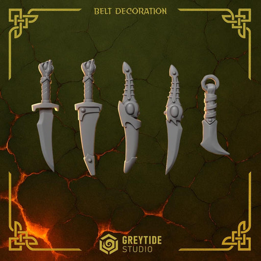 Anvil Wardens Belt Decorations Resin Upgrade Parts product image