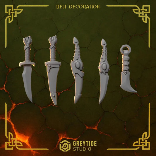 Anvil Wardens Belt Decorations x10 Resin Upgrade Parts product image