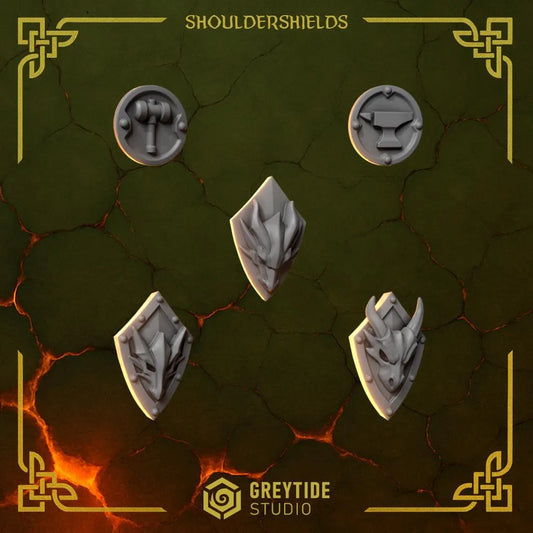 Anvil Wardens Shoulder Shields x10 Resin Upgrade Parts product image