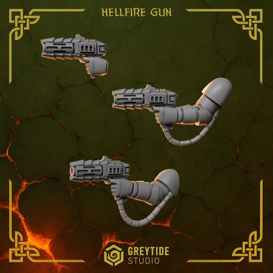 Anvil Wardens Hellfire Guns x6 Resin Upgrade Parts product image