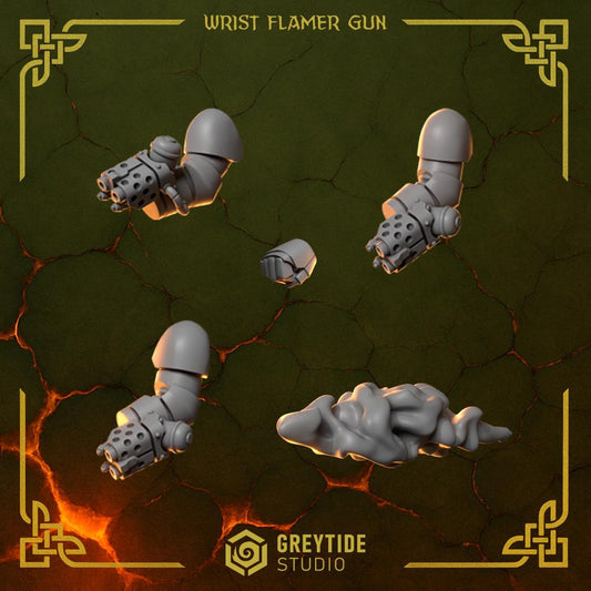 Anvil Wardens Wrist FlamerGuns x6 Resin Upgrade Parts product image