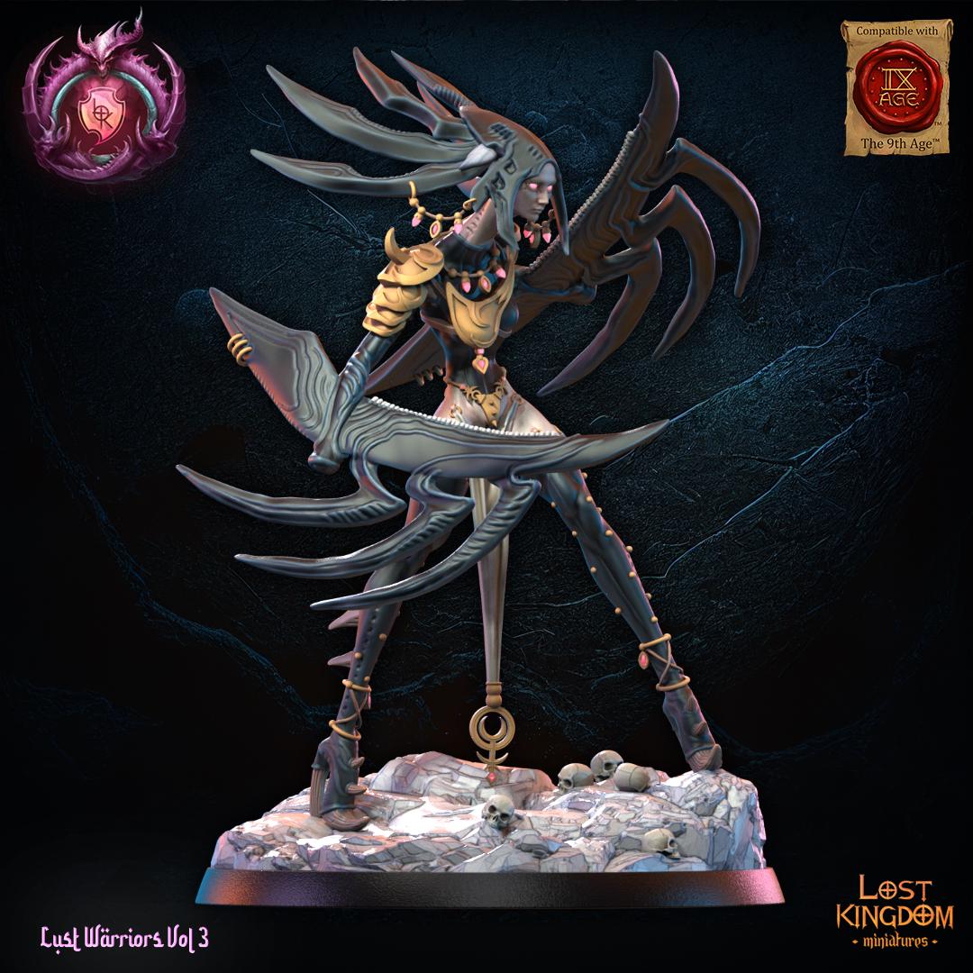 3D Printed Alize - Lust Princess by Lost Kingdom Miniatures