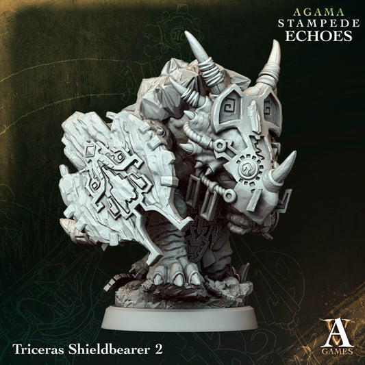 Triceras Shieldbearer Resin Upgrade Parts alternate view 2