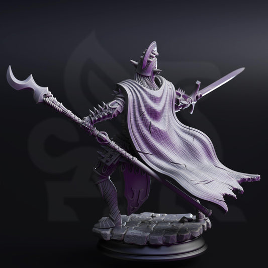 Elite Drow House Guard Resin Miniature Figure alternate view 2
