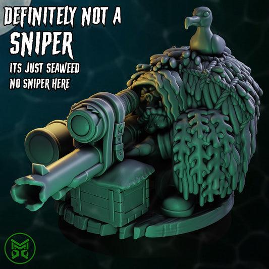 Pirate Commando Sniper Resin Miniature Figure product image