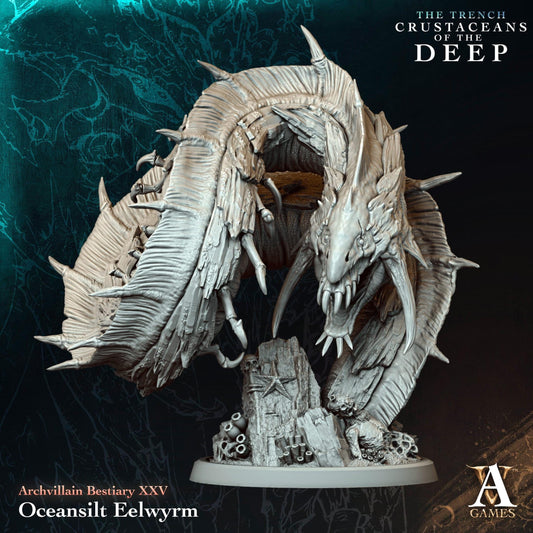 Oceansily Eelwyrm Resin Boss Miniature product image
