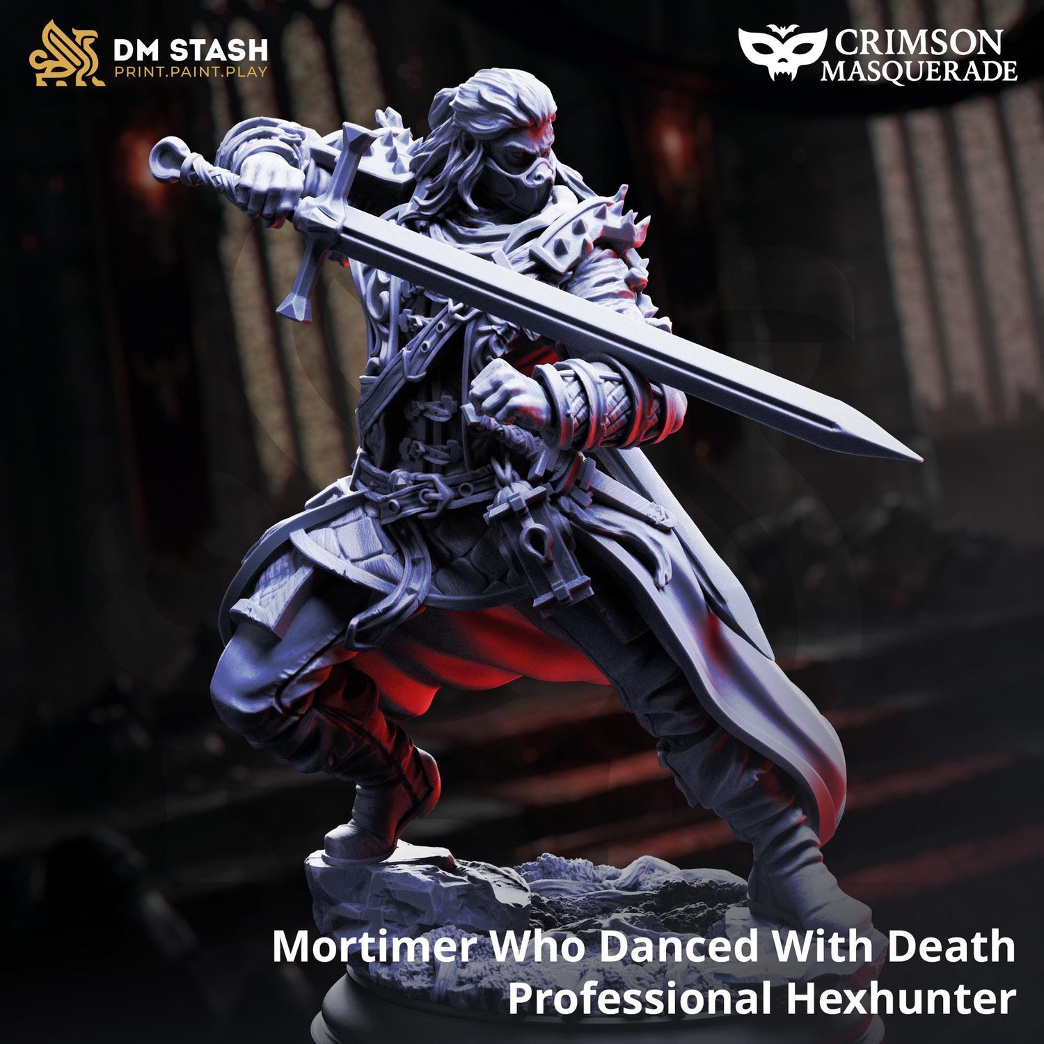 Professional Hexhunter - Mortimer Resin Miniature Figure product image