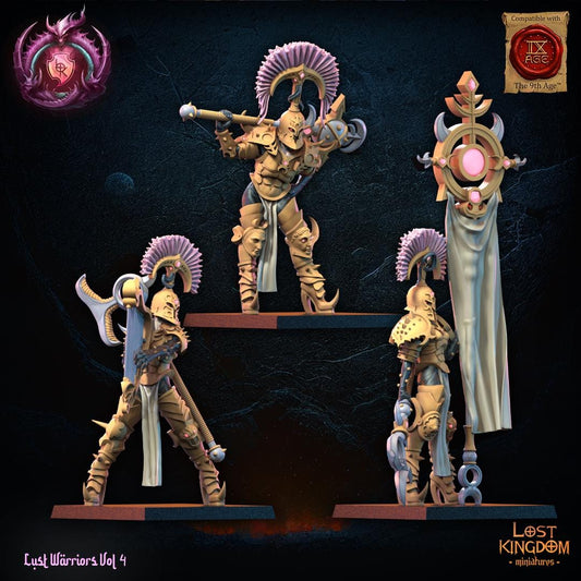 Lust Chosen Command Group Resin Boss Miniature alternate view 2