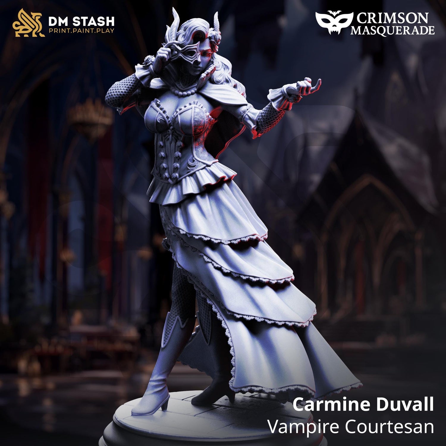 Vampire Courtesan - Carmine Duvall Resin Upgrade Parts product image