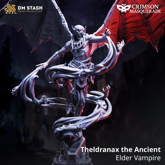 Elder Vampire - Theldranax the Ancient Resin Miniature Figure product image