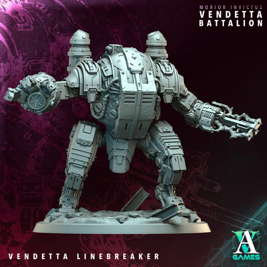 Vendetta Annihilator & Linebreaker Resin Vehicle Miniature alternate view 2